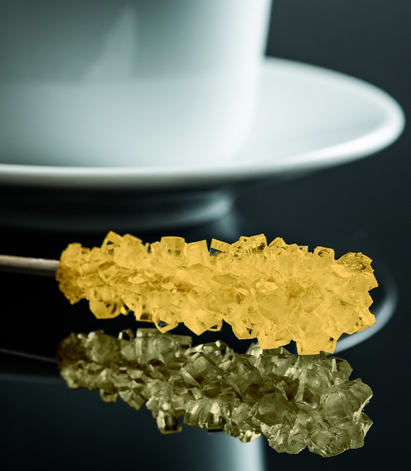 Saffron Stick Rock Candy (12Pcs) hover